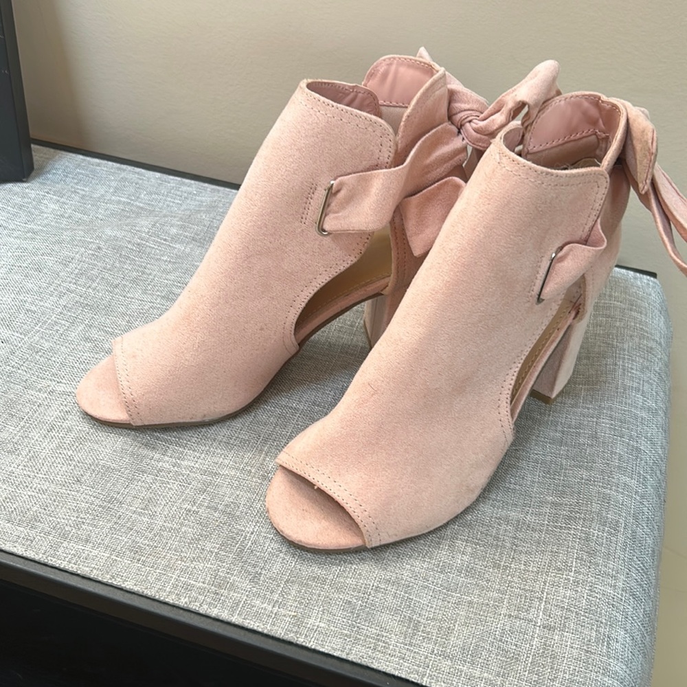 Pink Peep Toe